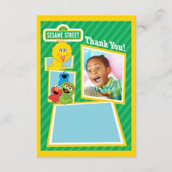 Personalized Sesame Street Pals Birthday Card by SesameStreet at Zazzle