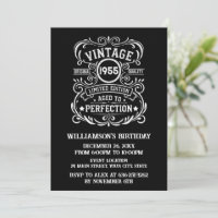 Personalized seventy vintage 70th birthday party