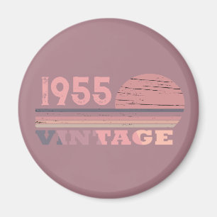 Personalized seventy vintage 70th birthday party magnet