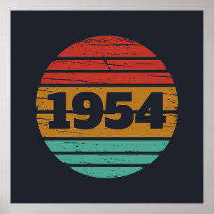 Personalized seventy vintage 70th birthday poster