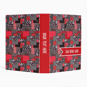 Personalized Sew Your Way Patchwork Binder