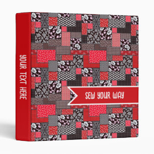 Personalized Sew Your Way Patchwork Binder