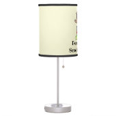 Personalized Sewing Room Table Lamp (Left)