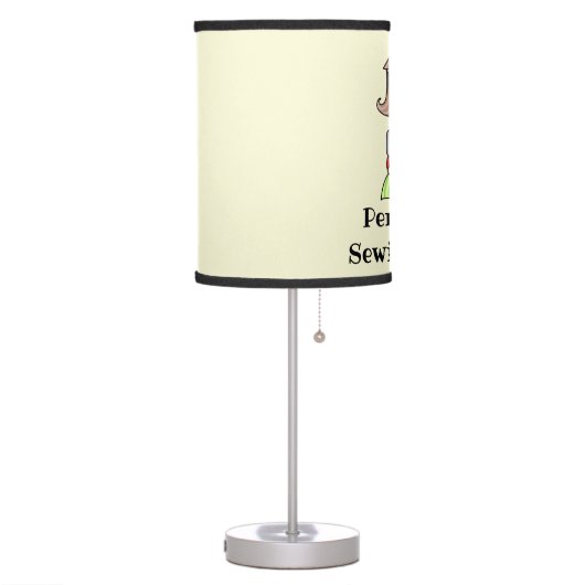Personalized Sewing Room Table Lamp (Left)
