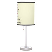 Personalized Sewing Room Table Lamp (Right)