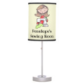 Personalized Sewing Room Table Lamp (Front)