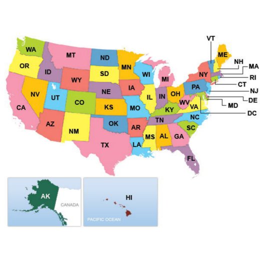 Personalized Shadow Box "California" State & City (USA Map)