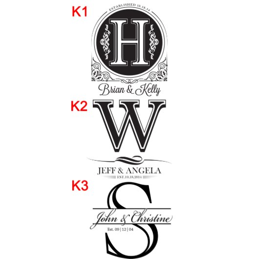 Personalized Shadow Box & Monogram Engraving (Design Choices)