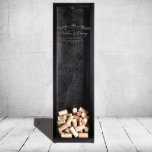 Personalized Shadow Box & Monogram Engraving<br><div class="desc">Your personalized Shadow Box 8"x26"x2.75" (a.k.a. Drop Box) is handmade of pinewood and stained with either classic black or bombay mahogany. The shadow box can hold about 120 wine corks or a lot of beer caps and the glass front is exquisitely laser etched with any one of our stunning designs...</div>