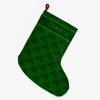 Personalized Shamocks Small Christmas Stocking