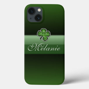 Personalized Shamrock Gem iPhone 13 Case