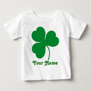 Personalized Shamrock Irish St Patrick's Day Gift Baby T-Shirt