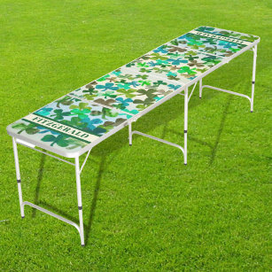 Shamrock Beer Pong Table - Pong University