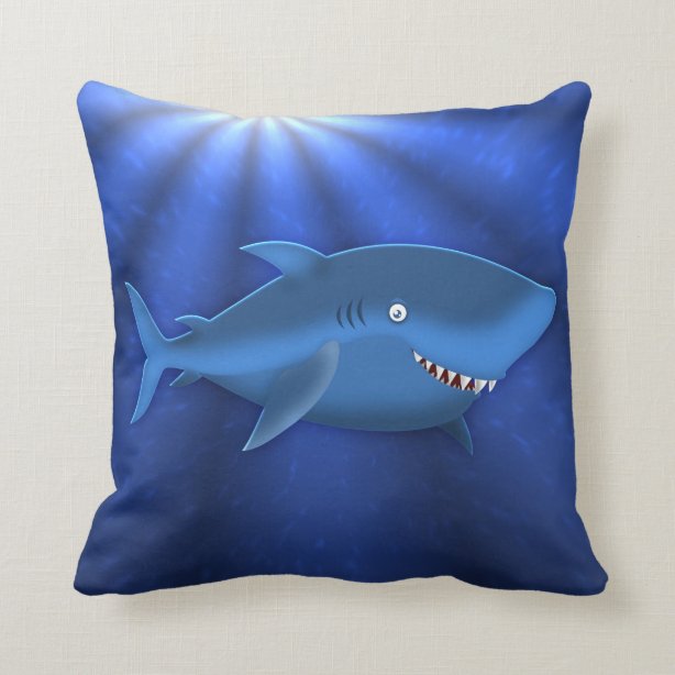 shark decorative pillow