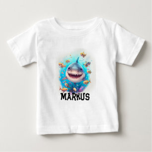 Personalized shark t-shirt