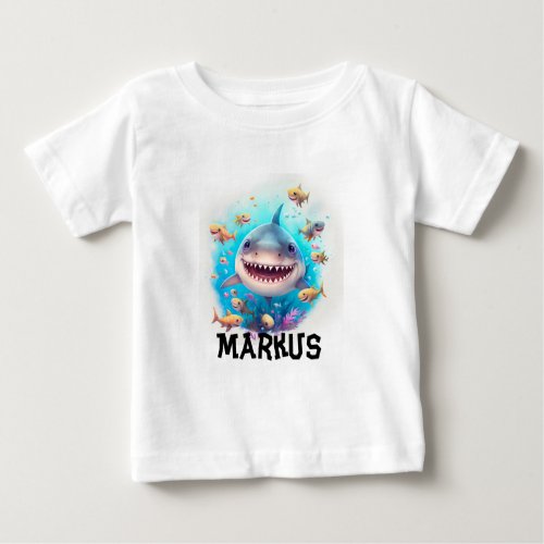 Personalized shark t_shirt