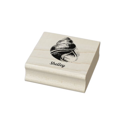 Personalized Shell Rubber Stamp