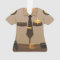 Personalized Sheriff Christmas Holiday Ornament