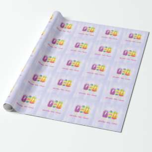 Personalized She's About To Pop Baby Shower Wrap Wrapping Paper