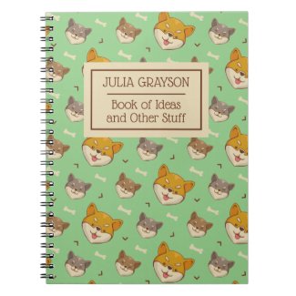Personalized Shiba Inu Dog Pattern Custom Name