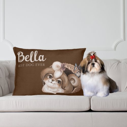 Personalized Shih Tzu Dog Bed