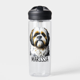 Personalized Shih Tzu Dog Mom Water Bottle