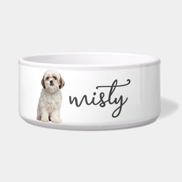 Shih tzu 2025 food bowl