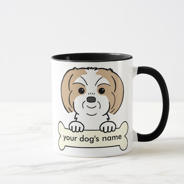 Personalized Shih Tzu Mug (Right)