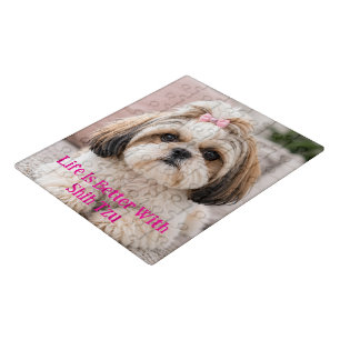 Personalized Shih Tzu Photo Puzzle Custom