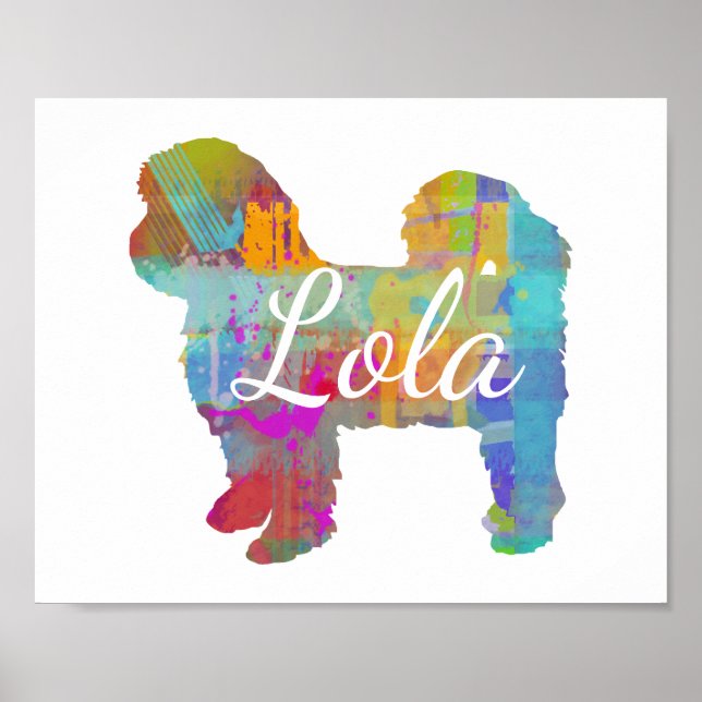 Personalized Shihtzu Shih-Tzu (Short Haired) Poster (Front)