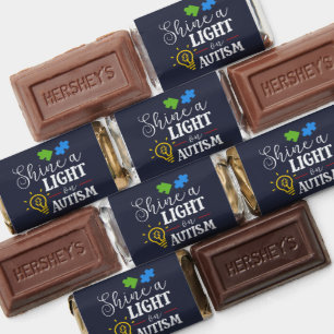 Personalized Shine A Light on Autism Matching Team Hershey's Miniatures