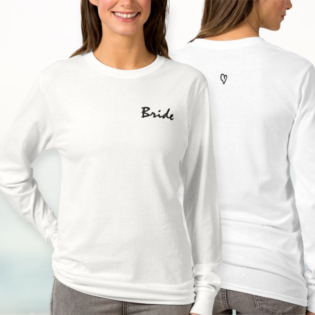 Personalized shirt for the bride - Bride's shirt (Creator Uploaded)