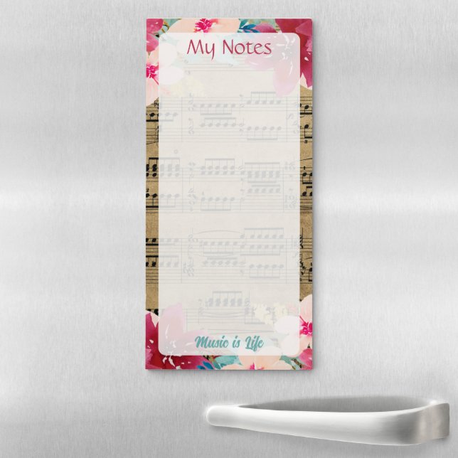 Personalized Shopping List, Magnetic Notepad    (In Situ)