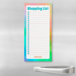 Personalized Shopping List, To Do List, Notepad