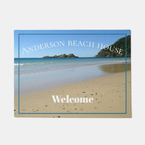 Personalized Shore Beach Door Mat