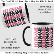 Personalized Short Custom Name Cral Hidden Message