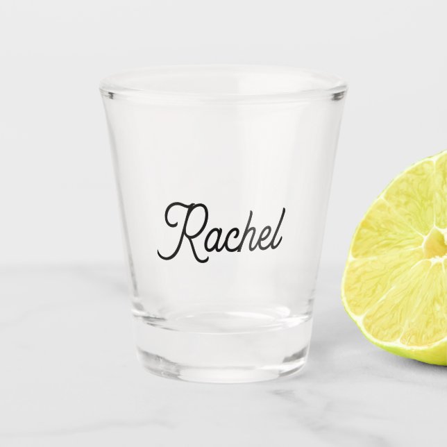 Personalized  shot glass (Front)