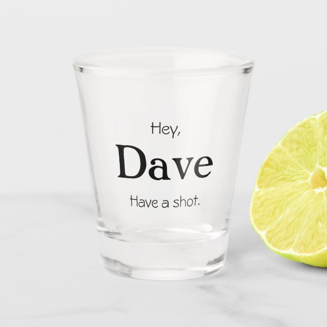 Personalized Shot Glass (Front)