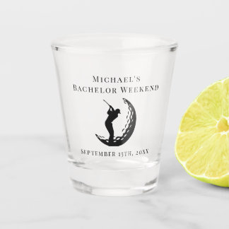 Personalized Shot Glass | Bachelor Golf Weekend