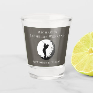 Personalized Shot Glass Bachelor Golf Weekend