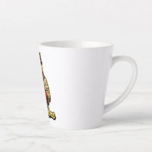 Personalized Siamese Cat Welder Latte Mug