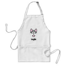 Personalized Siberian Husky Dog Apron