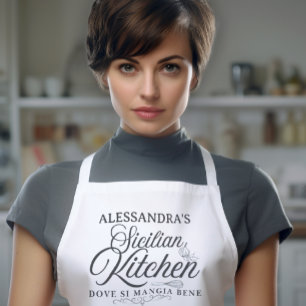 Personalized Sicilian Nonna Apron