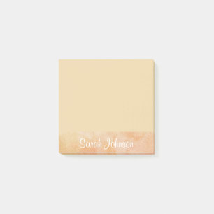 Personalized Side Tab with Name Post-it Notes