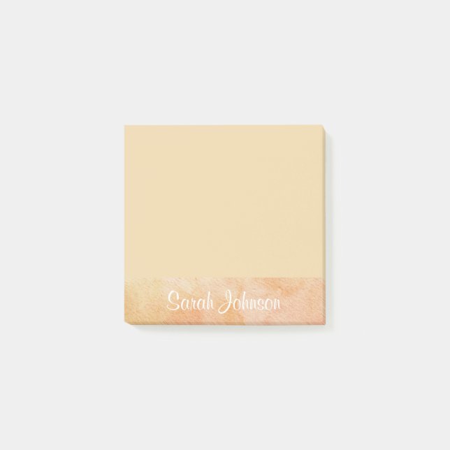Personalized Side Tab with Name Post-it Notes (Front)