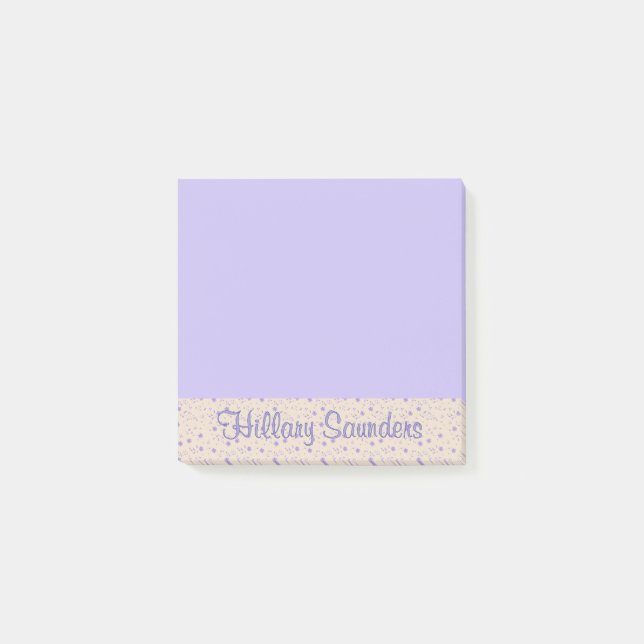 Personalized Side Tab with Name Post-it Notes (Front)