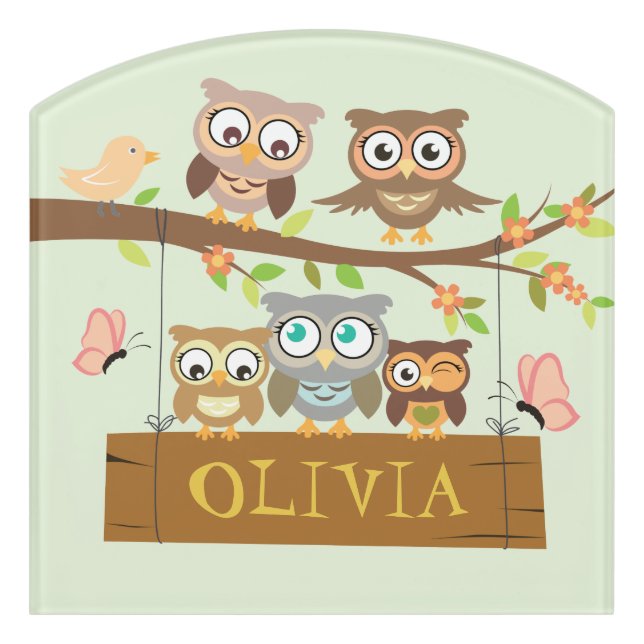 Personalized sign Contour Room Sign, Foam Adhesive (Contour Front)