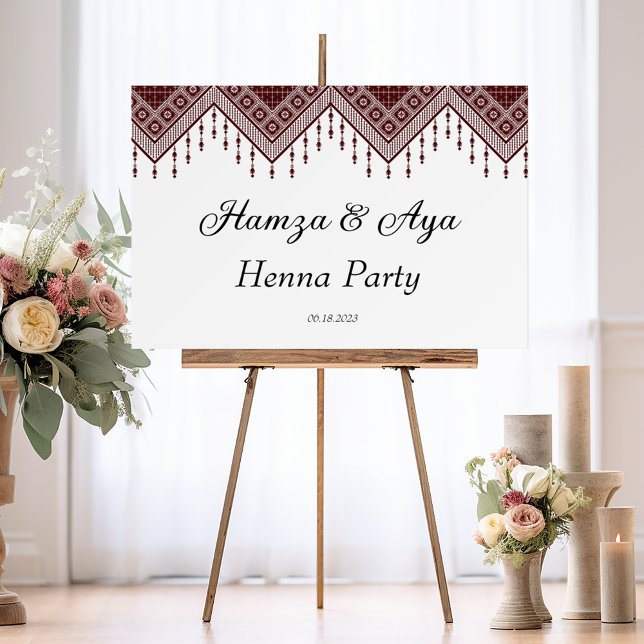 Personalized Sign For Palestinian Arab Henna  (Creator Uploaded)