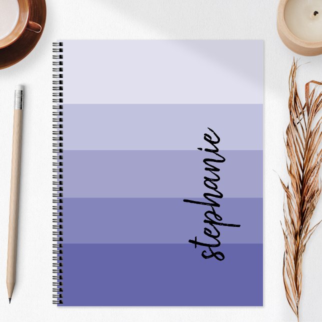 Personalized Signature Color Block Periwinkle 2024 Planner (Creator Uploaded)