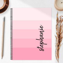 Personalized Signature Color Block Pink 2024 Planner